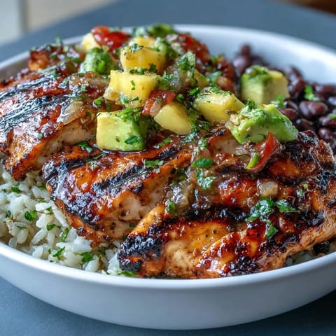 Mango Avocado Chicken Bowls #1342