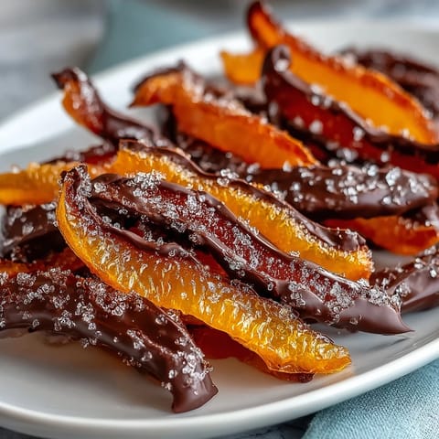 Orangenschalen in Schokolade #1378