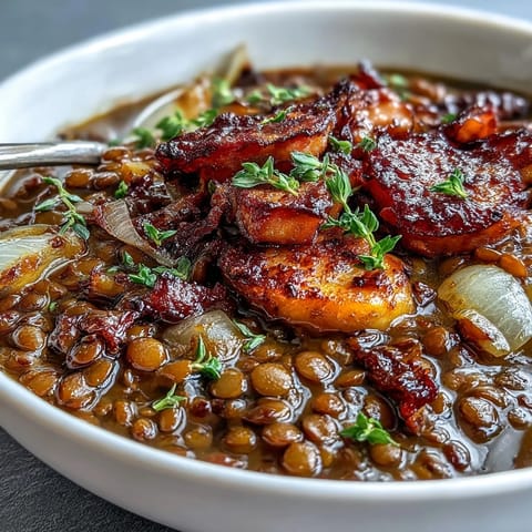 One-Pot Schinken Linsen Eintopf #1396