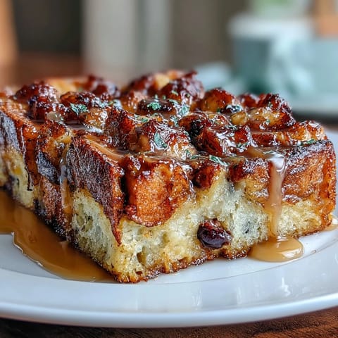 2. Duftender Sauerteig-Auflauf mit cremiger Zitronen-Custard und frischen Heidelbeeren, ideal für besondere Anlässe oder ein genussvolles Wochenendfrühstück.