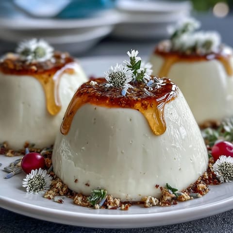 Honig Lavendel Panna Cotta