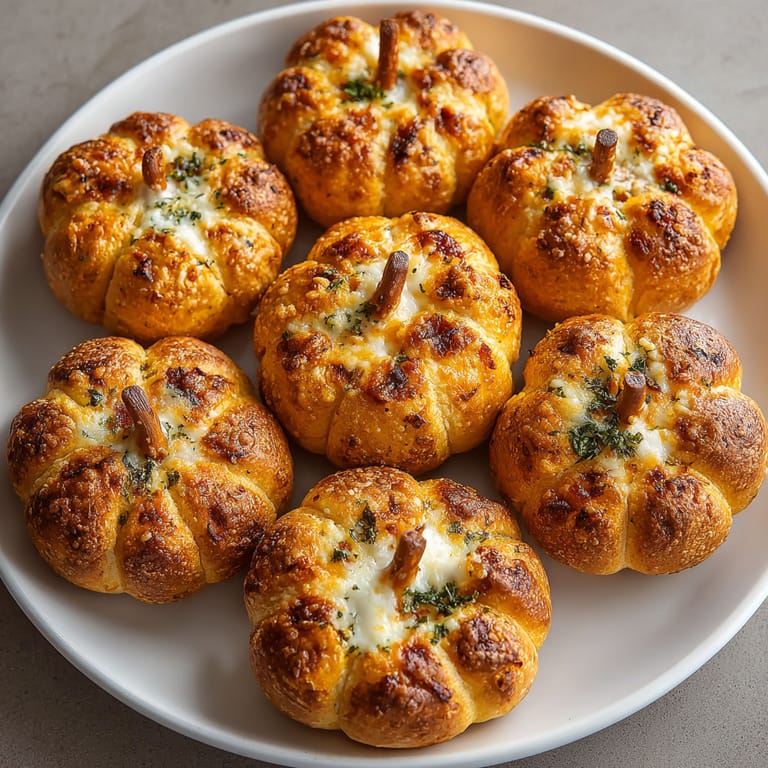 A plate of sourdough pumpkin buns.