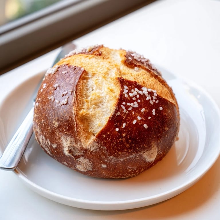 Homemade Bavarian Pretzel Rolls: A batch of delicious, golden-brown German bread rolls cooling.