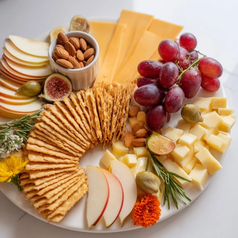 This appetizing Golden Wheat Bundle Board offers a mix of savory flavors, perfect for entertaining guests.