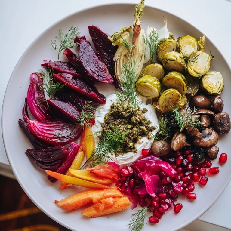 Enjoy a delicious Pine Forest Winter Mezze Board, filled with olives, nuts, and fresh, seasonal flavors.