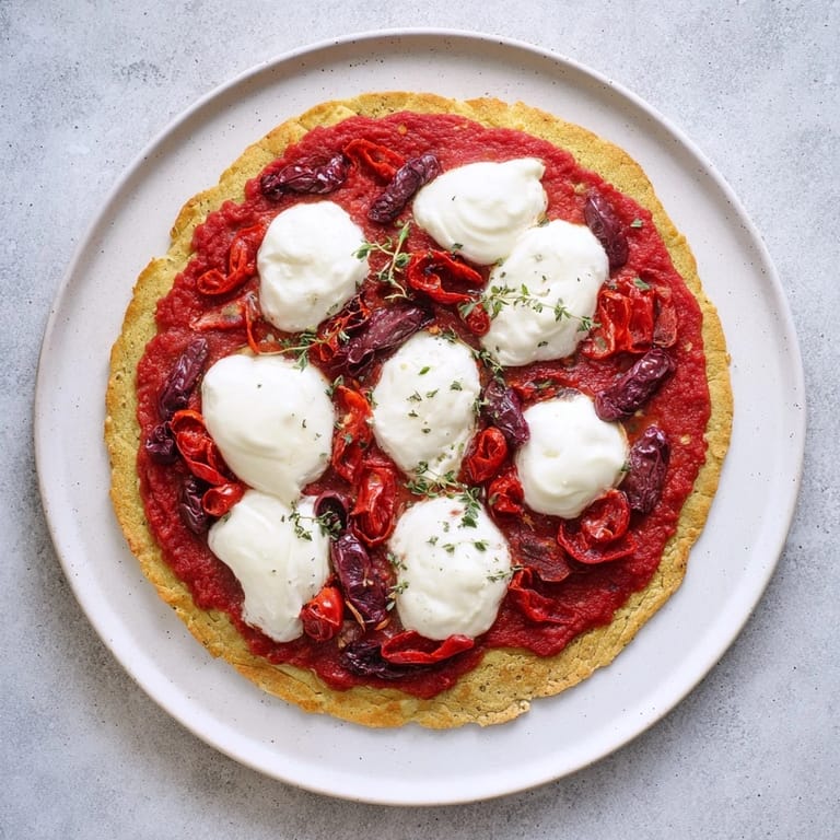 This homemade cauliflower pizza crust boasts a perfect texture, ready for your favorite pizza toppings.