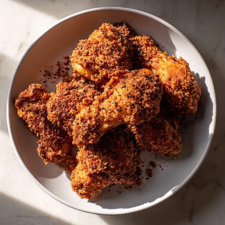 See these delightful Spicy Yogurt Chicken Bites, perfect for dipping, seasoned with aromatic spices.