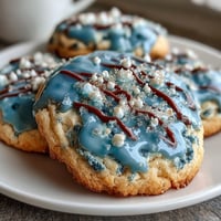 Klassische Vanille-Zuckerplätzchen mit glänzender Royal Icing, inspiriert von Cookie Run Kingdom. Perfekt für thematische Partys und festliche Anlässe.